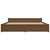 Bed Frame without Mattress Honey Brown Solid Wood 183x203 cm King