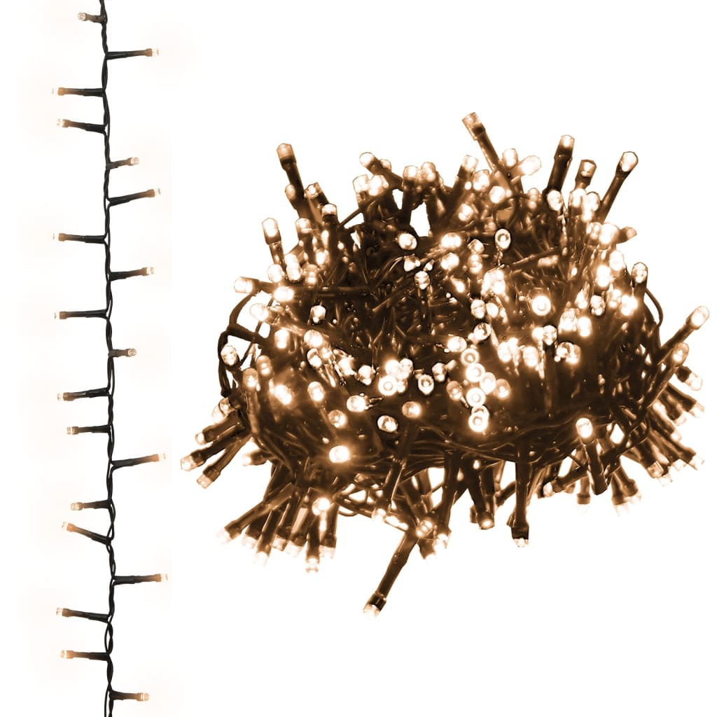 Compact LED String with 400 LEDs Warm White 13 m PVC