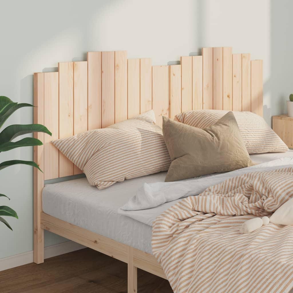 Bed Headboard 186 cm Solid Wood Pine