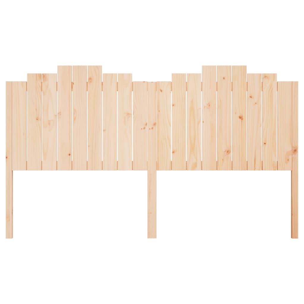 Bed Headboard 186 cm Solid Wood Pine