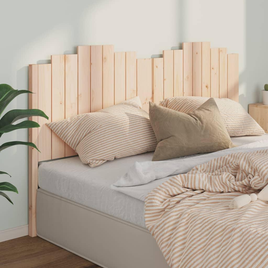 Bed Headboard 186 cm Solid Wood Pine