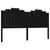 Bed Headboard Black 186 cm Solid Wood Pine