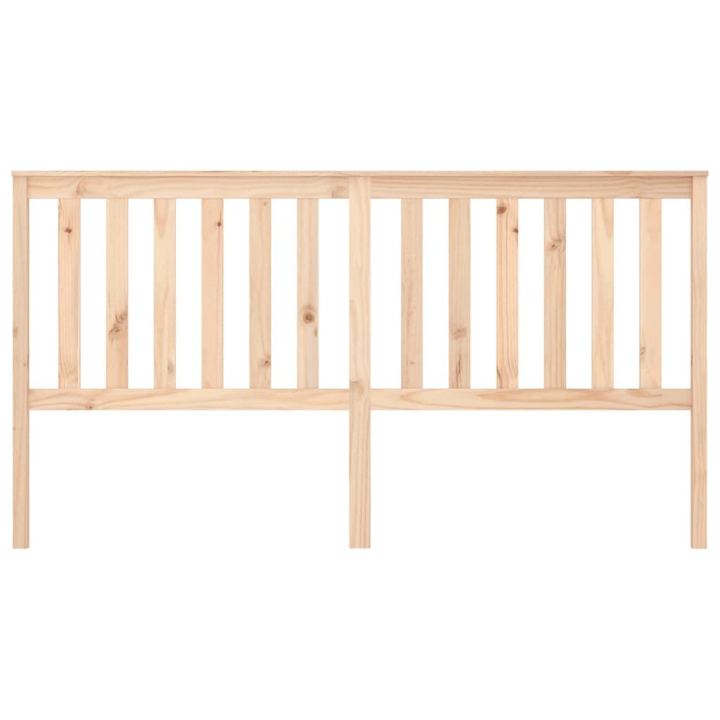 Bed Headboard 186 cm Solid Wood Pine