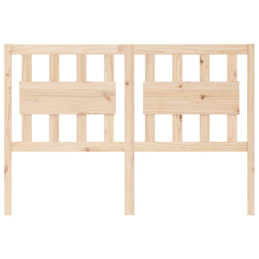 Bed Headboard 140.5 cm Solid Wood Pine