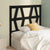 Bed Headboard Black 96 cm Solid Wood Pine