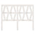 Bed Headboard White 141 cm Solid Wood Pine