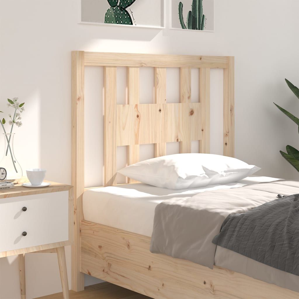 Headboard 96 cm Solid Wood Pine