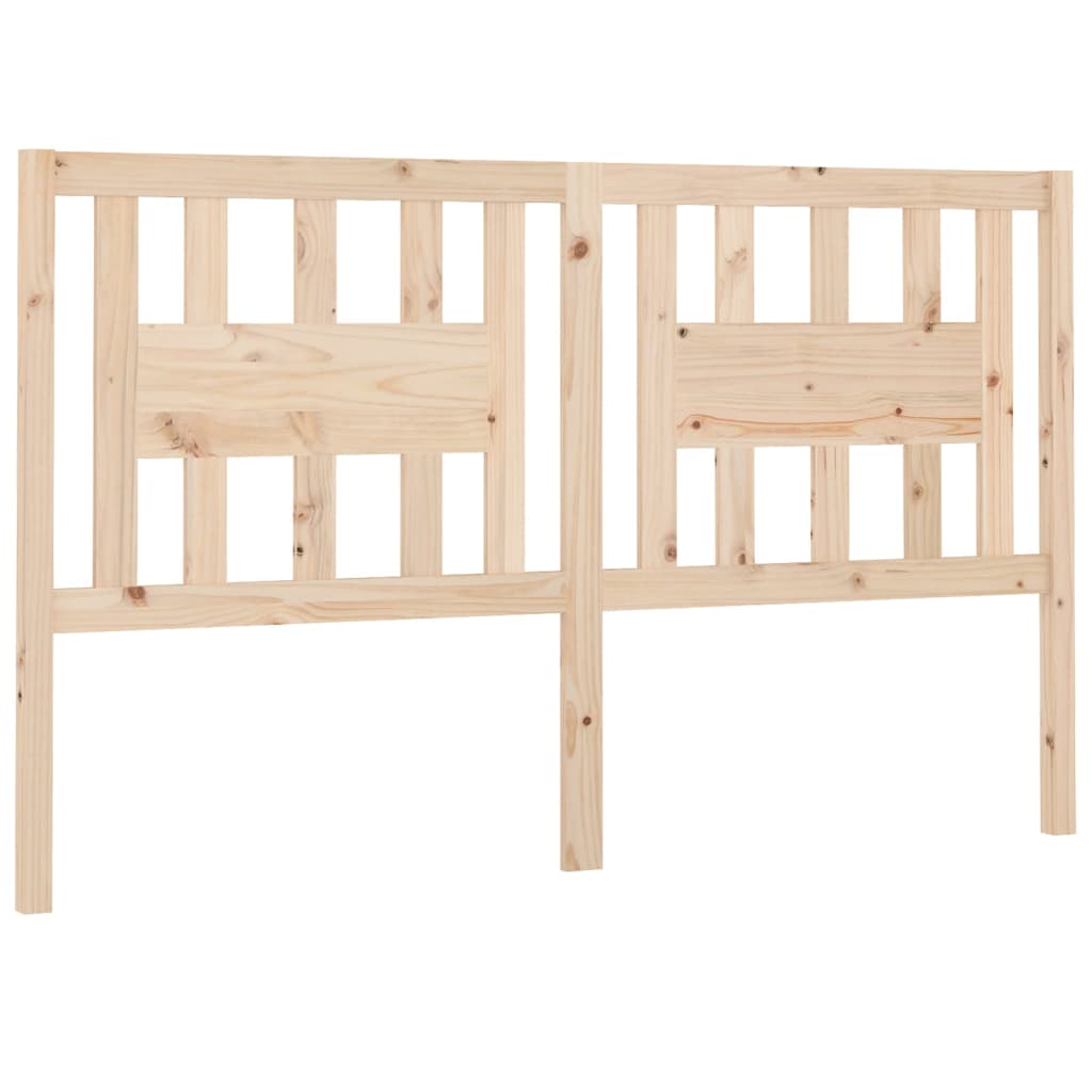 Headboard 141 cm Solid Wood Pine