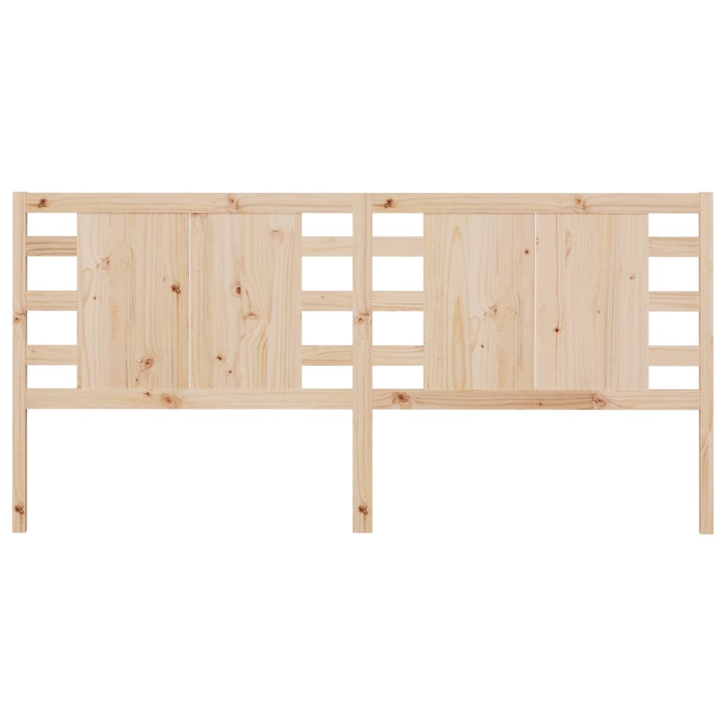 Headboard 156 cm Solid Wood Pine