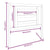 Bed Headboard White 96 cm Solid Wood Pine