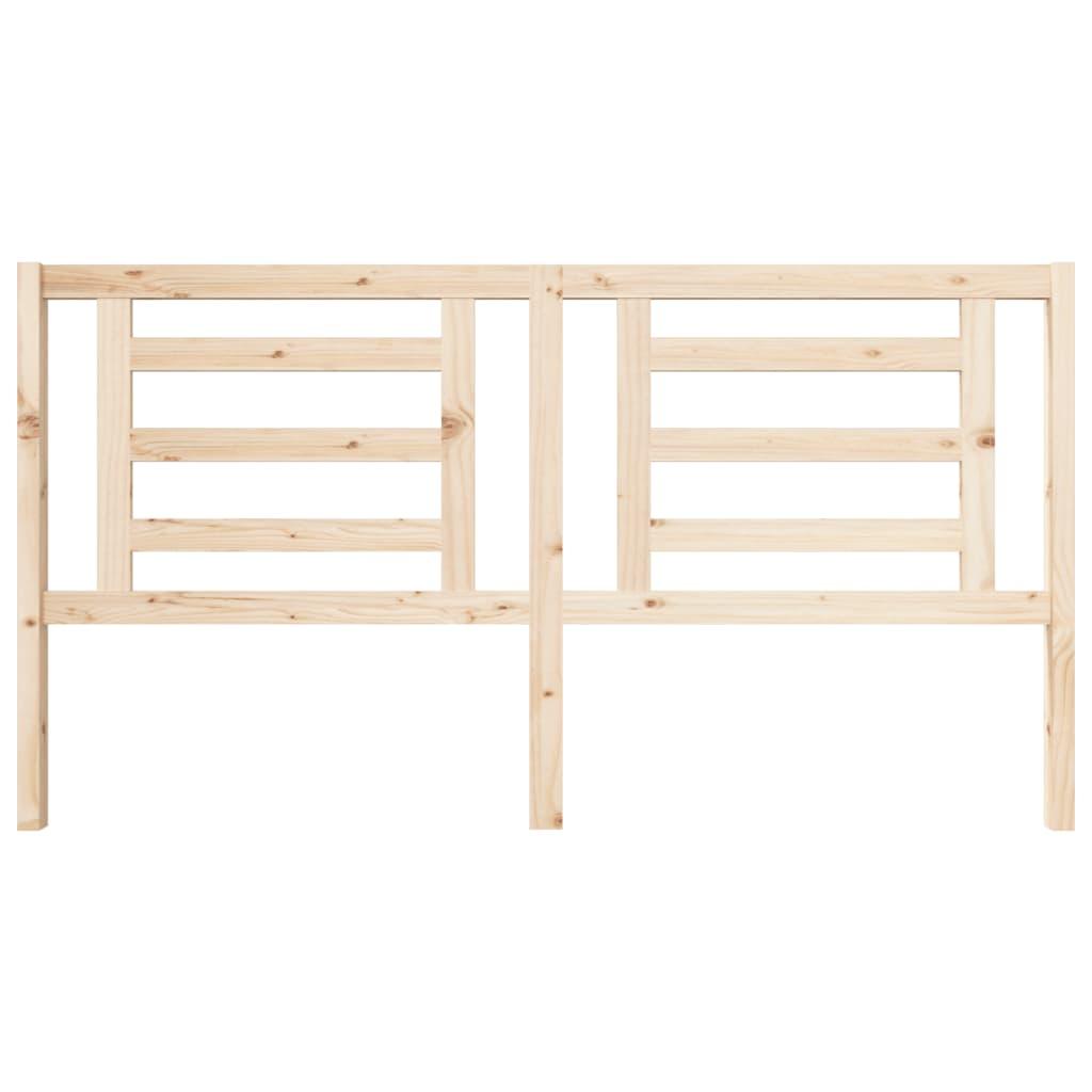 Bed Headboard 186 cm Solid Wood Pine