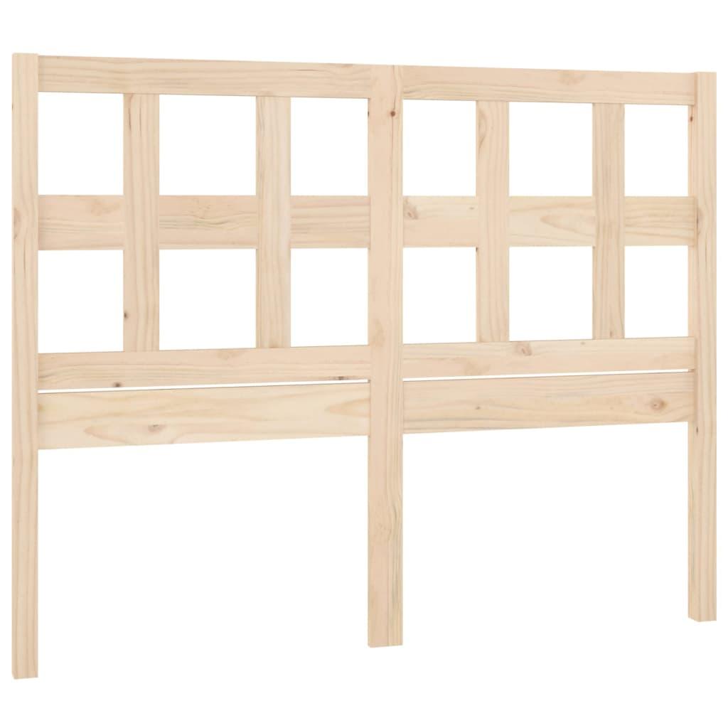 Bed Headboard 140.5 cm Solid Wood Pine