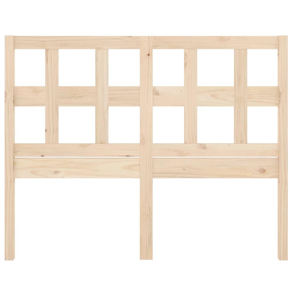 Bed Headboard 140.5 cm Solid Wood Pine