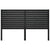 Bed Headboard Black 141 cm Solid Wood Pine