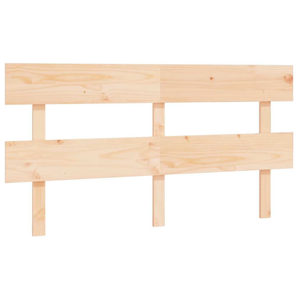 Bed Headboard 154 cm Solid Wood Pine