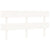 Bed Headboard White 154 cm Solid Wood Pine