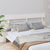 Bed Headboard White 184 cm Solid Wood Pine