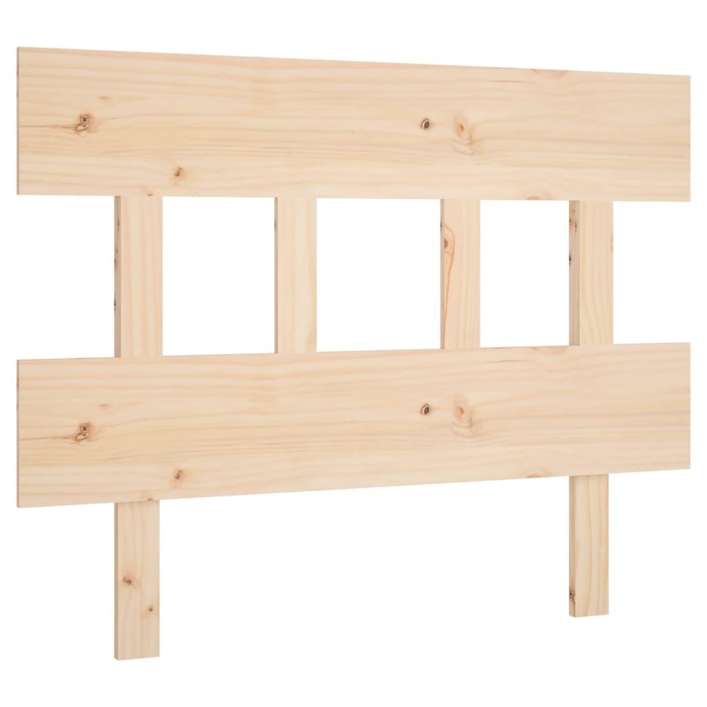 Bed Headboard 93.5 cm Solid Wood Pine