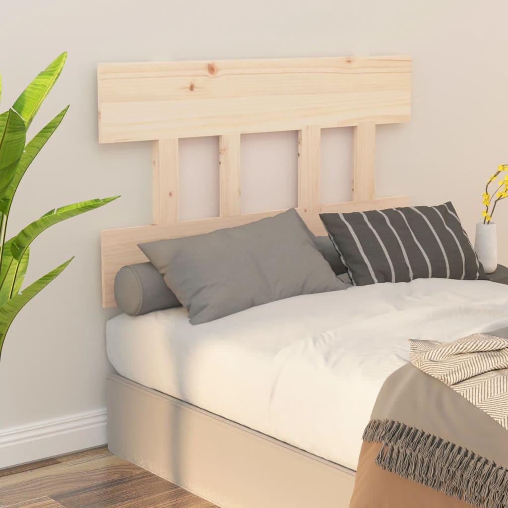 Bed Headboard 93.5 cm Solid Wood Pine