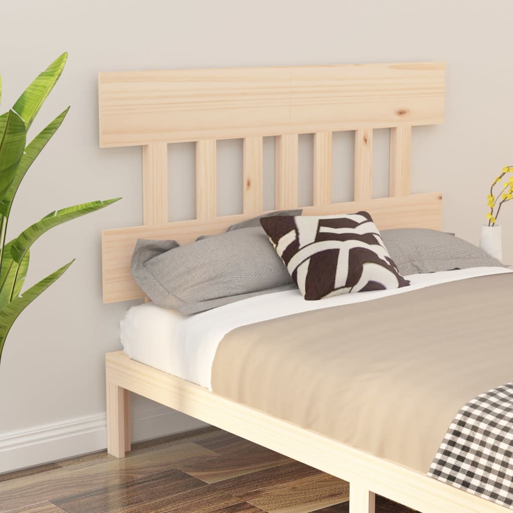 Bed Headboard 138.5 cm Solid Wood Pine