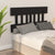 Bed Headboard Black 183.5 cm Solid Wood Pine