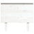 Bed Headboard White 94 cm Solid Wood Pine