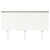 Bed Headboard White 139 cm Solid Wood Pine