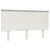 Bed Headboard White 184 cm Solid Wood Pine