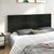 Bed Headboard Black 184 cm Solid Wood Pine