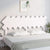 Bed Headboard White 178 cm Solid Wood Pine