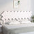 Bed Headboard White 178 cm Solid Wood Pine