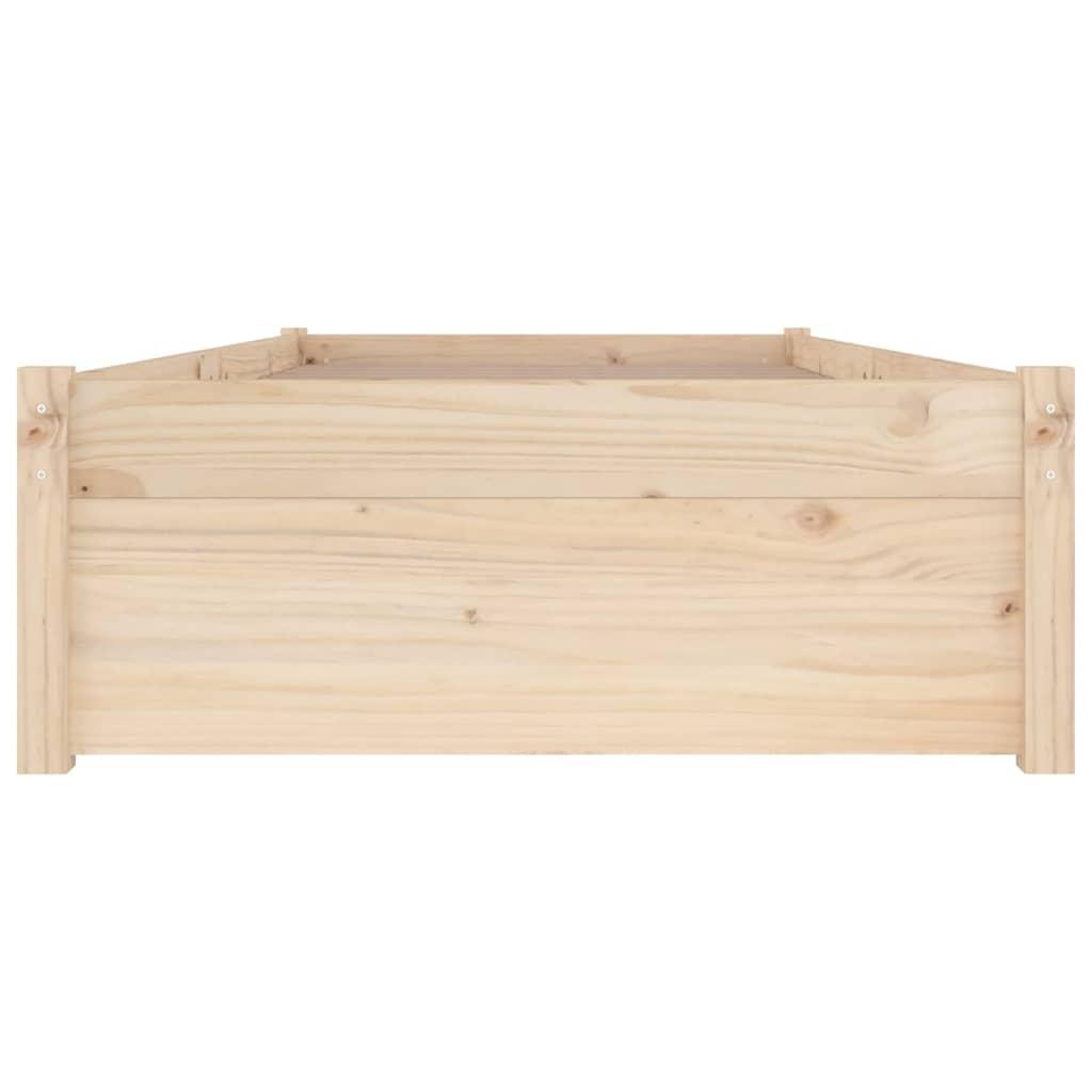 Bed Frame without Mattress with Drawers 90x190 cm