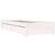 Bed Frame without Mattress with Drawers White 90x190 cm
