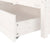 Bed Frame without Mattress with Drawers White 150x200 cm