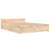 Bed Frame without Mattress with Drawers 150x200 cm