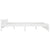 Bed Frame without Mattress with Drawers White 183x203 cm King