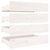 Bed Frame without Mattress with Drawers White 183x203 cm King