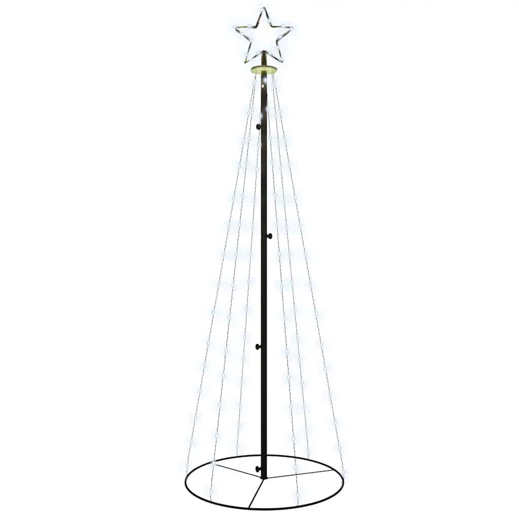 Christmas Cone Tree Cold White 108 LEDs 70x180 cm
