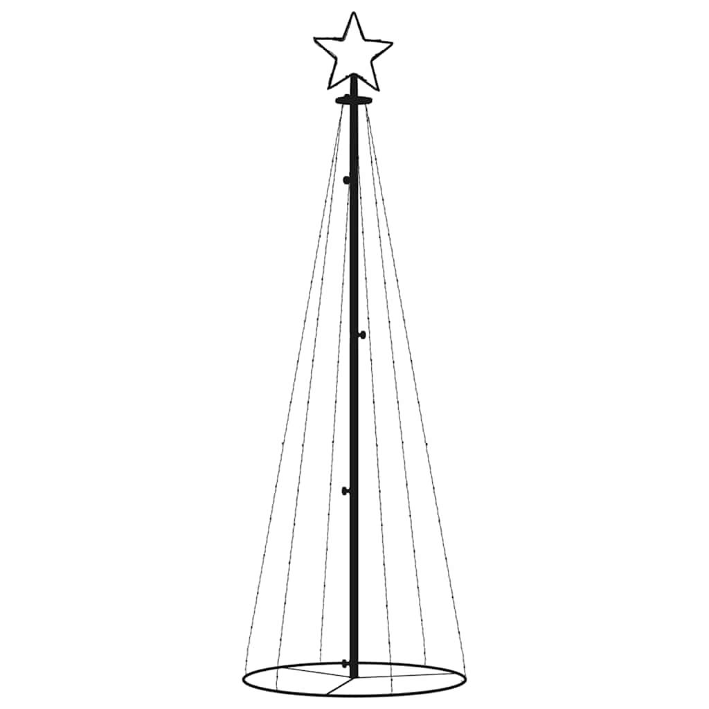 Christmas Cone Tree Cold White 108 LEDs 70x180 cm