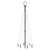 Christmas Tree with Spike Cold White 108 LEDs 180 cm