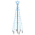 Christmas Tree with Spike Blue 108 LEDs 180 cm