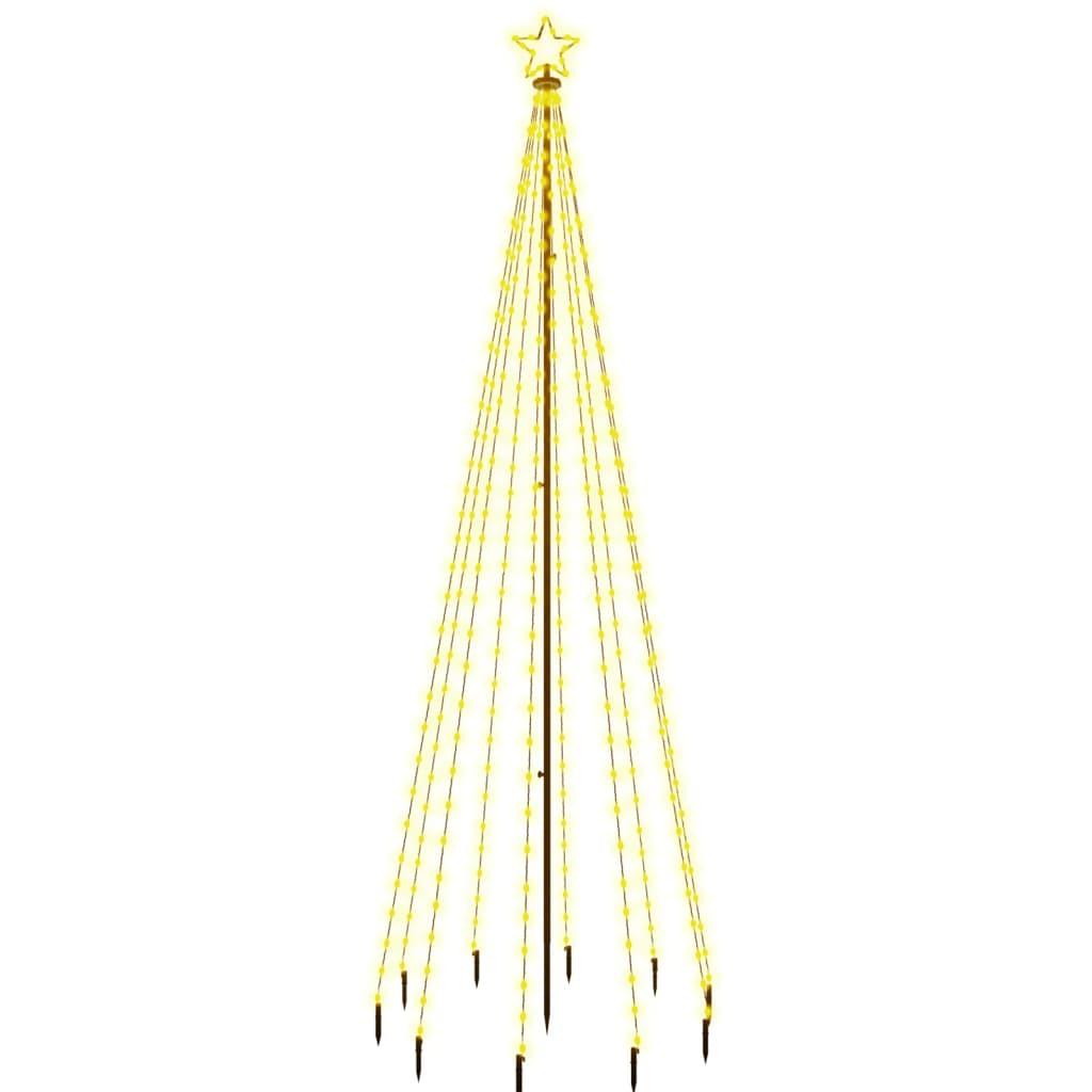 Christmas Tree with Spike Warm White 310 LEDs 300 cm