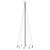 Christmas Tree with Spike Warm White 310 LEDs 300 cm