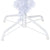 Upside-down Artificial Christmas Tree with Stand White 120 cm