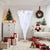 Upside-down Artificial Christmas Tree with Stand White 180 cm