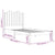 Bed Frame without Mattress White Solid Wood 90x190 cm