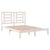 Bed Frame without Mattress White 150x200 cm Solid Wood Pine