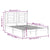 Bed Frame without Mattress White 150x200 cm Solid Wood Pine