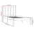 Bed Frame without Mattress Black Solid Wood Pine 90x190 cm