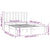Bed Frame without Mattress White Solid Wood Pine 135x190 cm